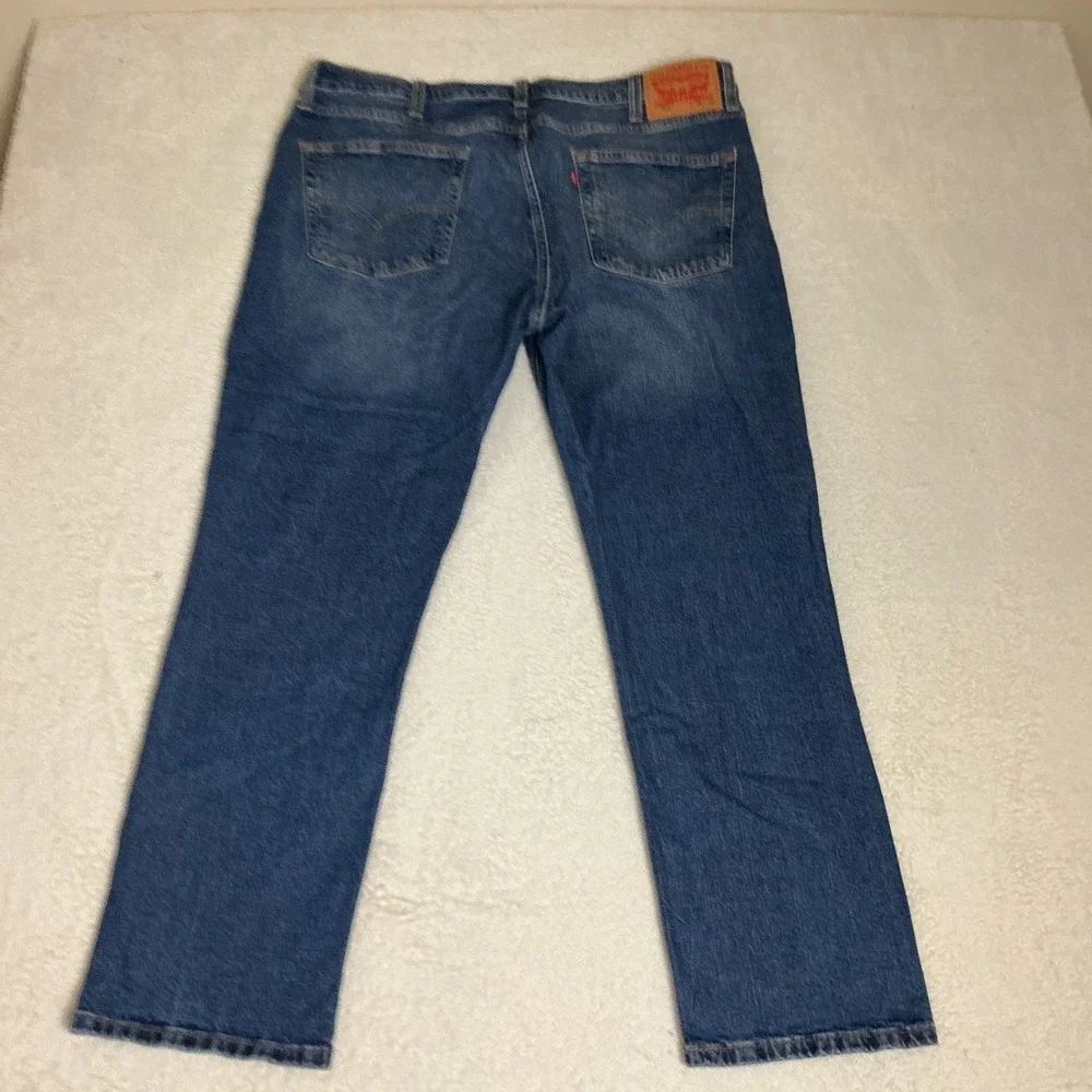 Levi's 514 Straight Fit Jeans Mens 38x30(FIT38x29) Blue Medium Wash Denim